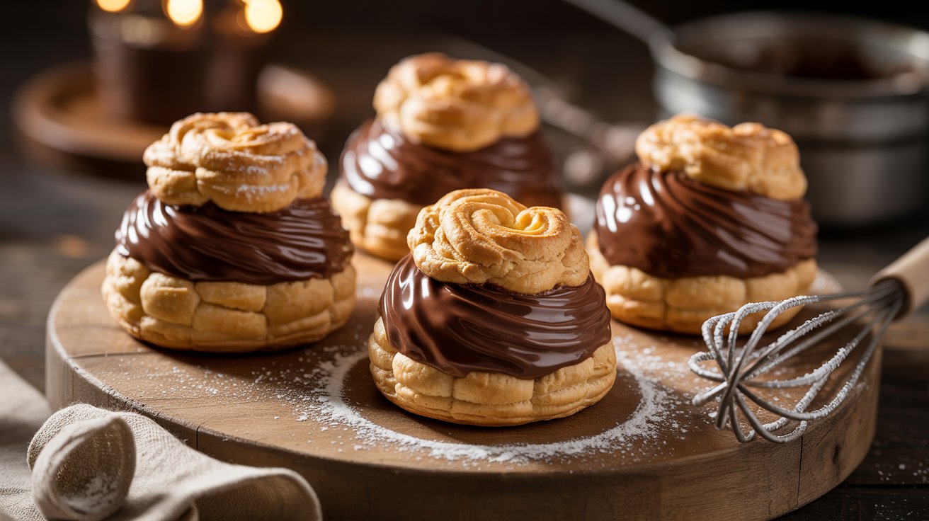 Chocolate Cream Puff Pastry