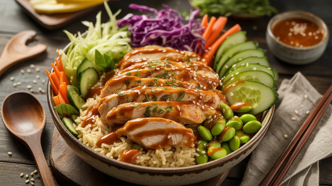 Healthy Bang Bang Chicken Bowl Recipe